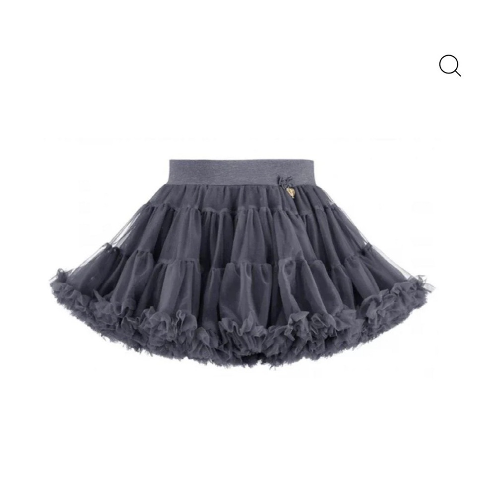 Chic Kids Tulle Skirt in Gray by boutique brand Angel’s Face size 1 - 2 years